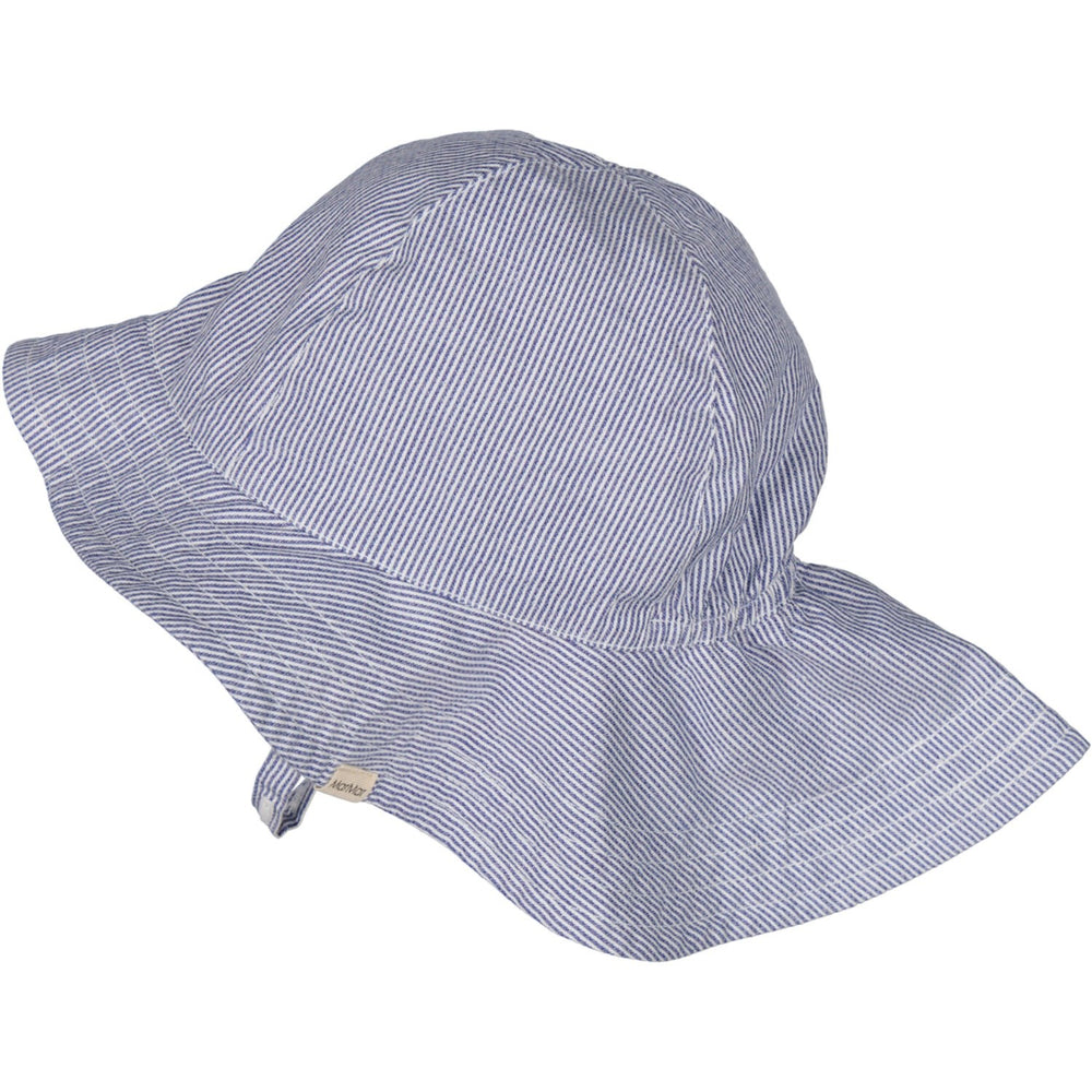 Køb MarMar Fine Cotton Navy Stripe Alba Baby Long Solhat