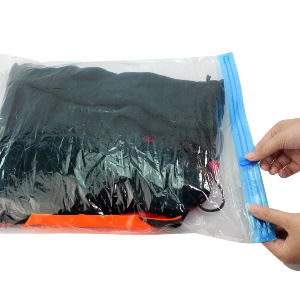 (10er Set) 35x50cm Koffer Organizer Reise Gepäck Space Bags Kompressions Vakuum Beutel (ohne Staubsauger)