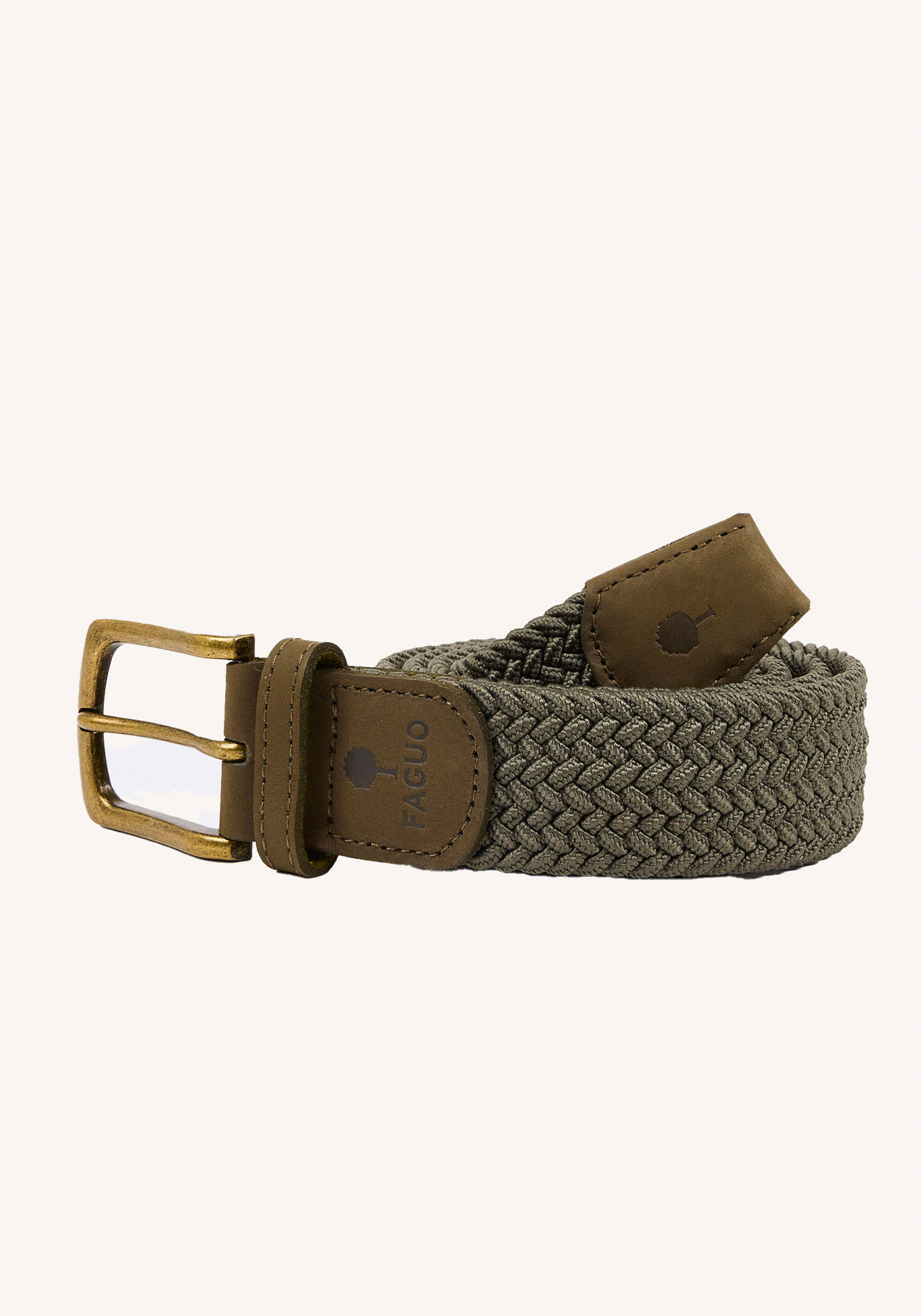 Faguo Gürtel Classic Belt Woven Dark Olive