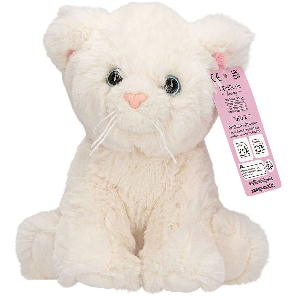 Køb TOPModel White Plyskat 16 cm