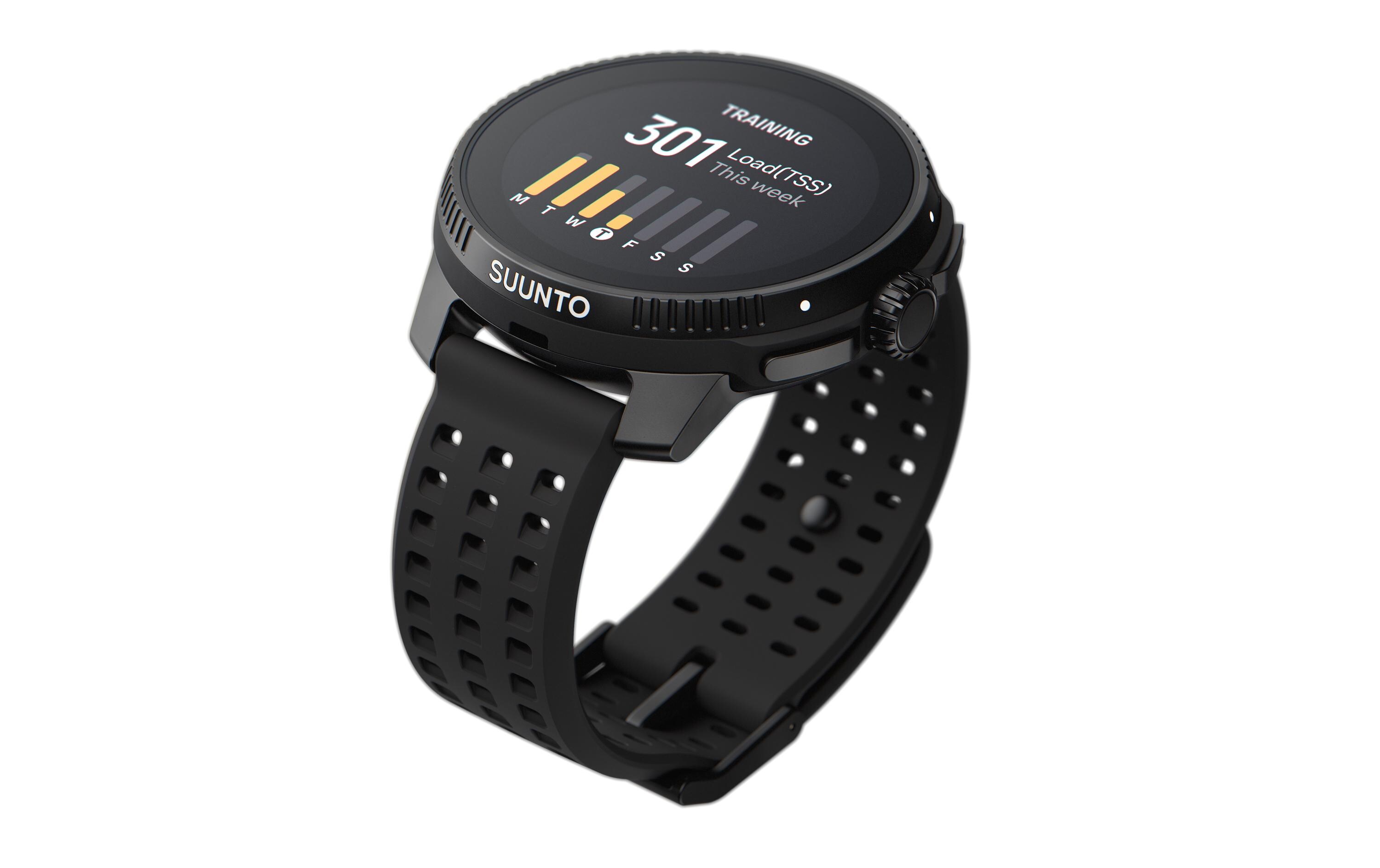 Sportuhr Race Black<br>Die ultimative Smartwatch für Wettkämpfe und Training