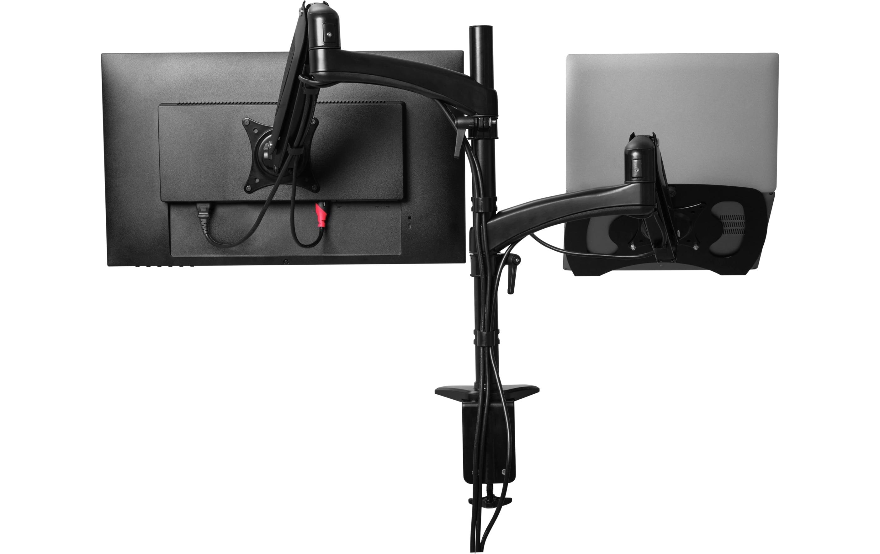 Mara Monitor- & Laptop-Arm bis 16 kg – Schwarz<br>Ergonomische Halterung für Monitor und Laptop