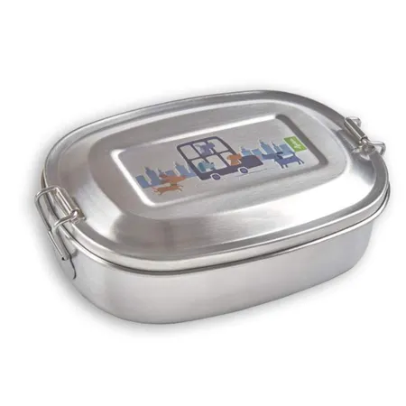 Sigikid Edelstahl Lunchbox, blau Green