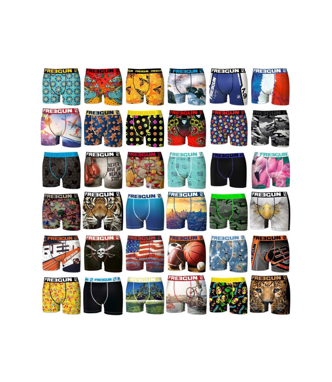 Pack Surprise Boxer Homme, Calecon Modèle Aléatoire, Confortable et Agréable (Lot de 5)