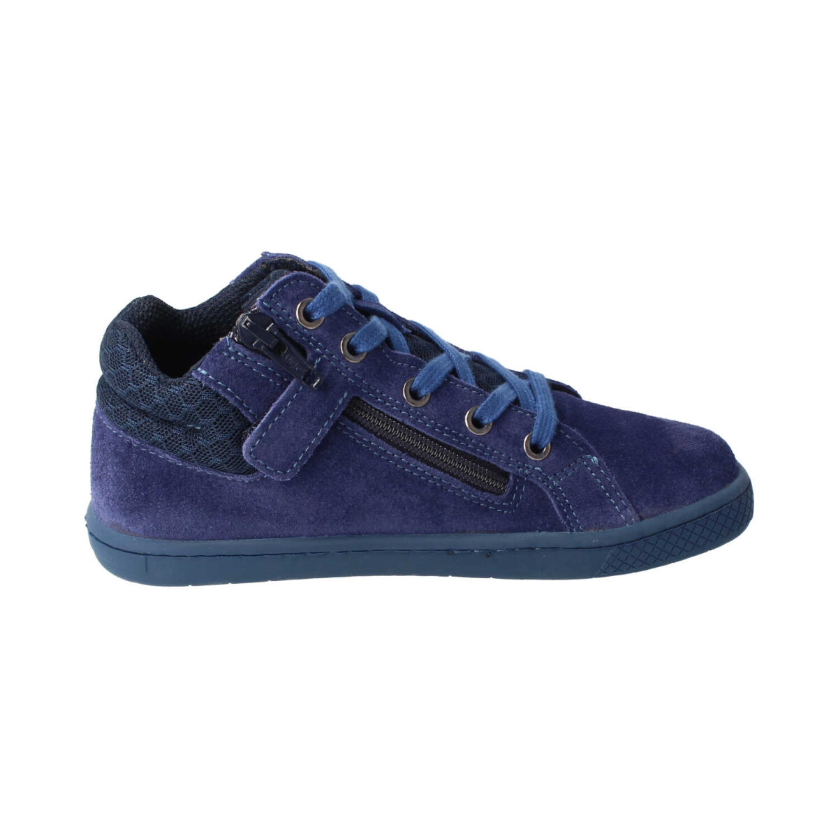 202151-2 SKATER-ONE velours navy laces/zipper Weite/M