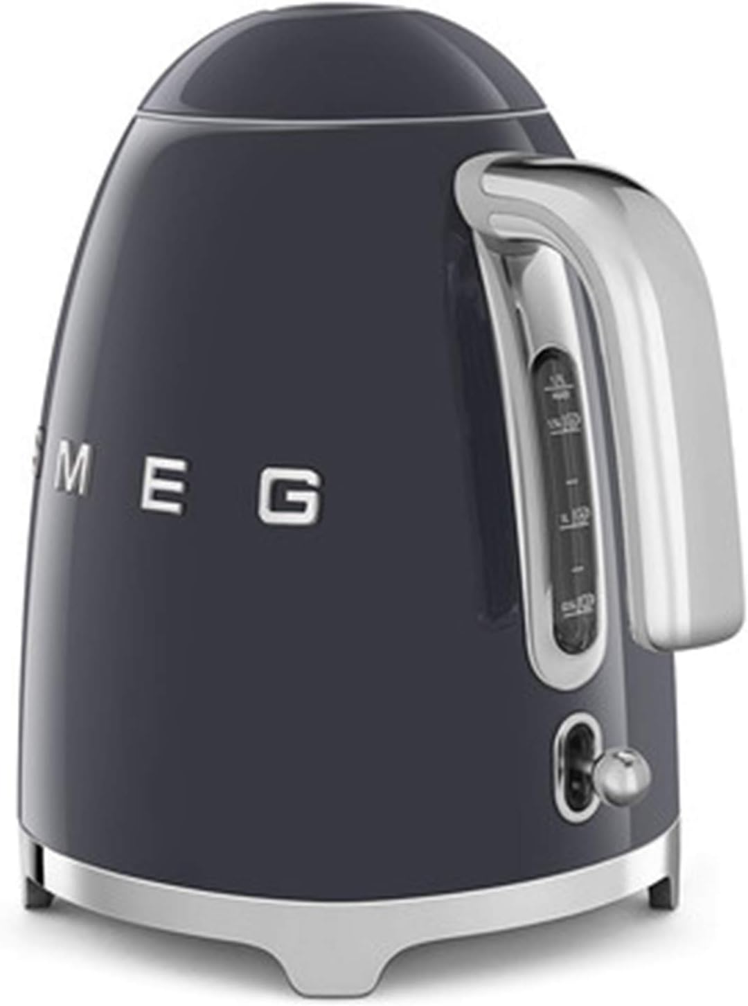 Smeg, Bouilloire Électrique KLF03PGEU 1,7 L, Filtre Anticalcaire Lavable, Arrêt Automatique de Sécurité, Indicateur de Niveau d'Eau, Base Antidérapante, Range Cordon, Puissance 2400W, Vert d'Eau