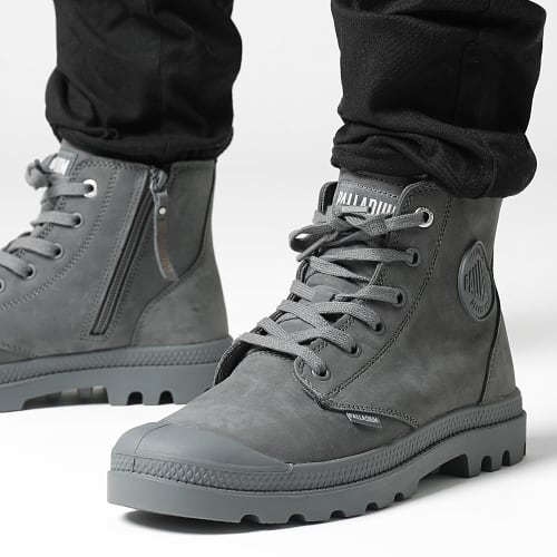 Boots Pampa Hi Zip Nubuck 06440 Grey