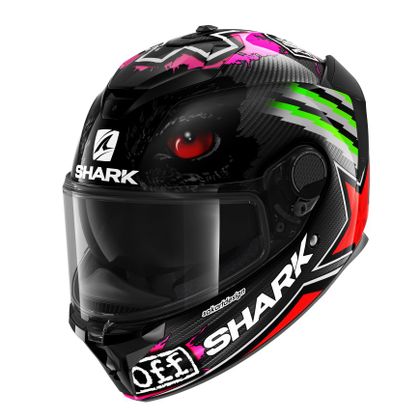 Casque Shark SPARTAN GT CARBON - REDDING - Noir / Rouge