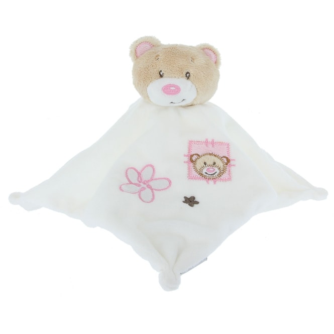 Besttoy - Schmusetuch Bär - rosa