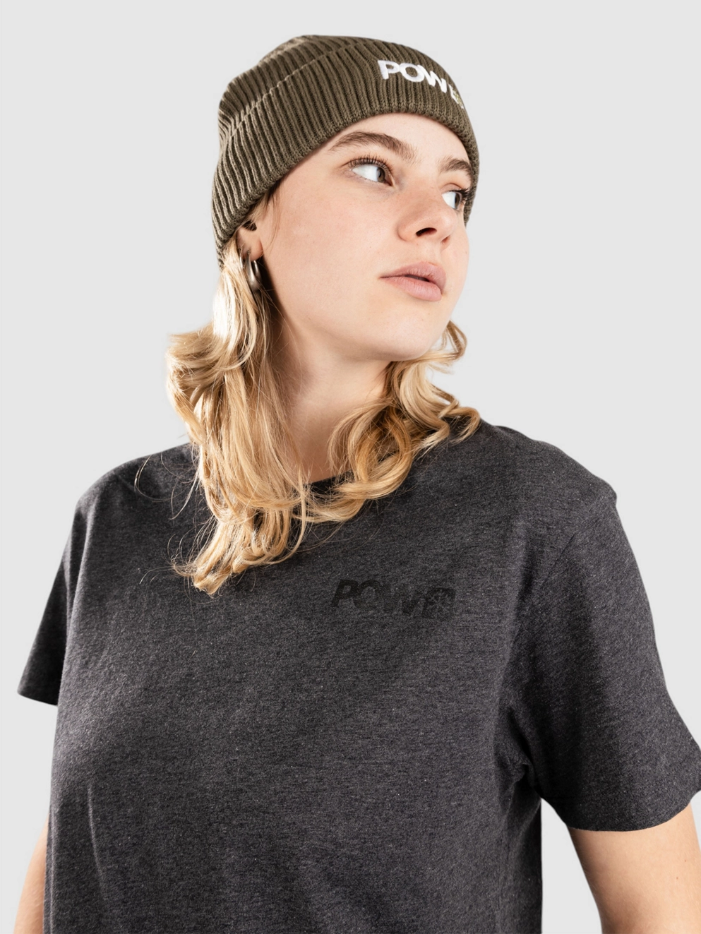 POW Protect Our Winters Snowflake Back T-Shirt charcoal
