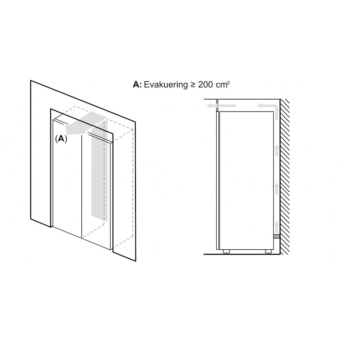 GS36NVIEP iQ300 Inox-Easycleen fryser