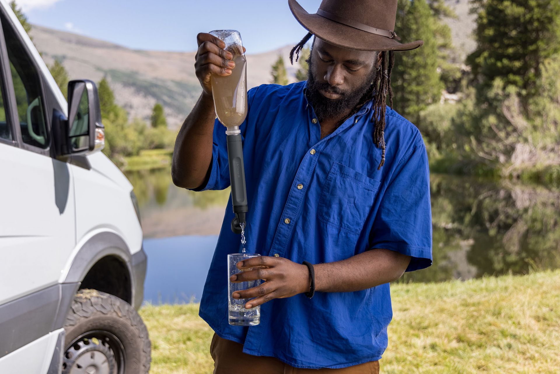 LifeStraw Peak Personal, grau