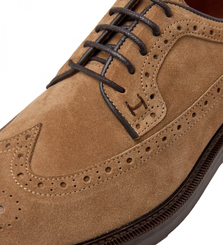 Sapatos sem cadarço Hackett Vega em couro marrom