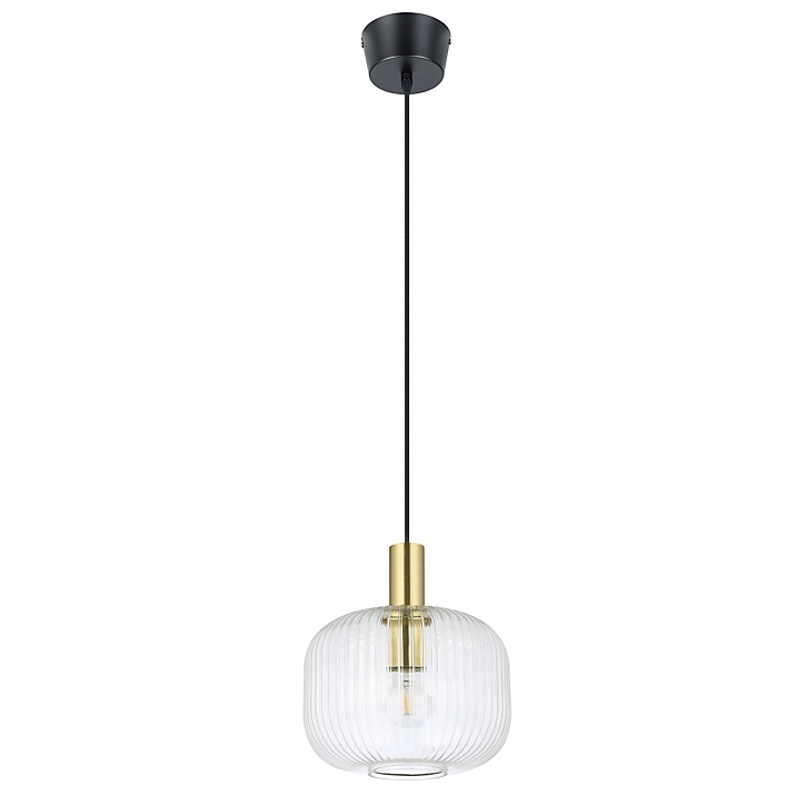 Suspension Lybia E27 25W ⌀25xH.110cm laiton GoodHome