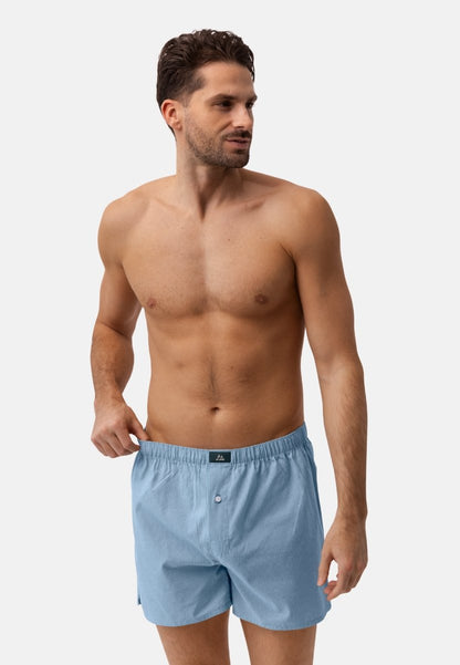 BOXERSHORTS I VÆVET ØKOLOGISK BOMULD