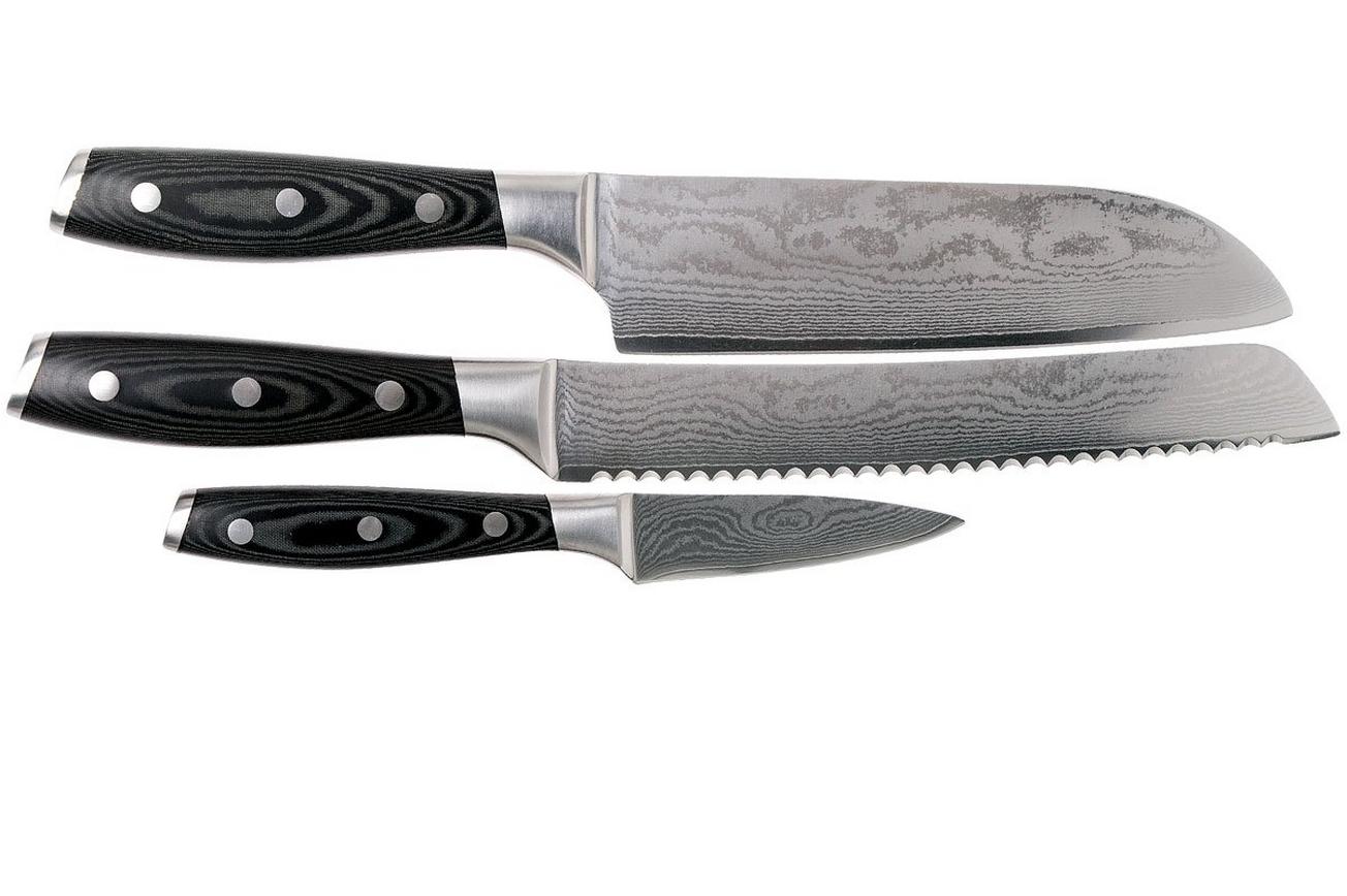 Eden Classic Damast 2030-S07, 3-delige messenset