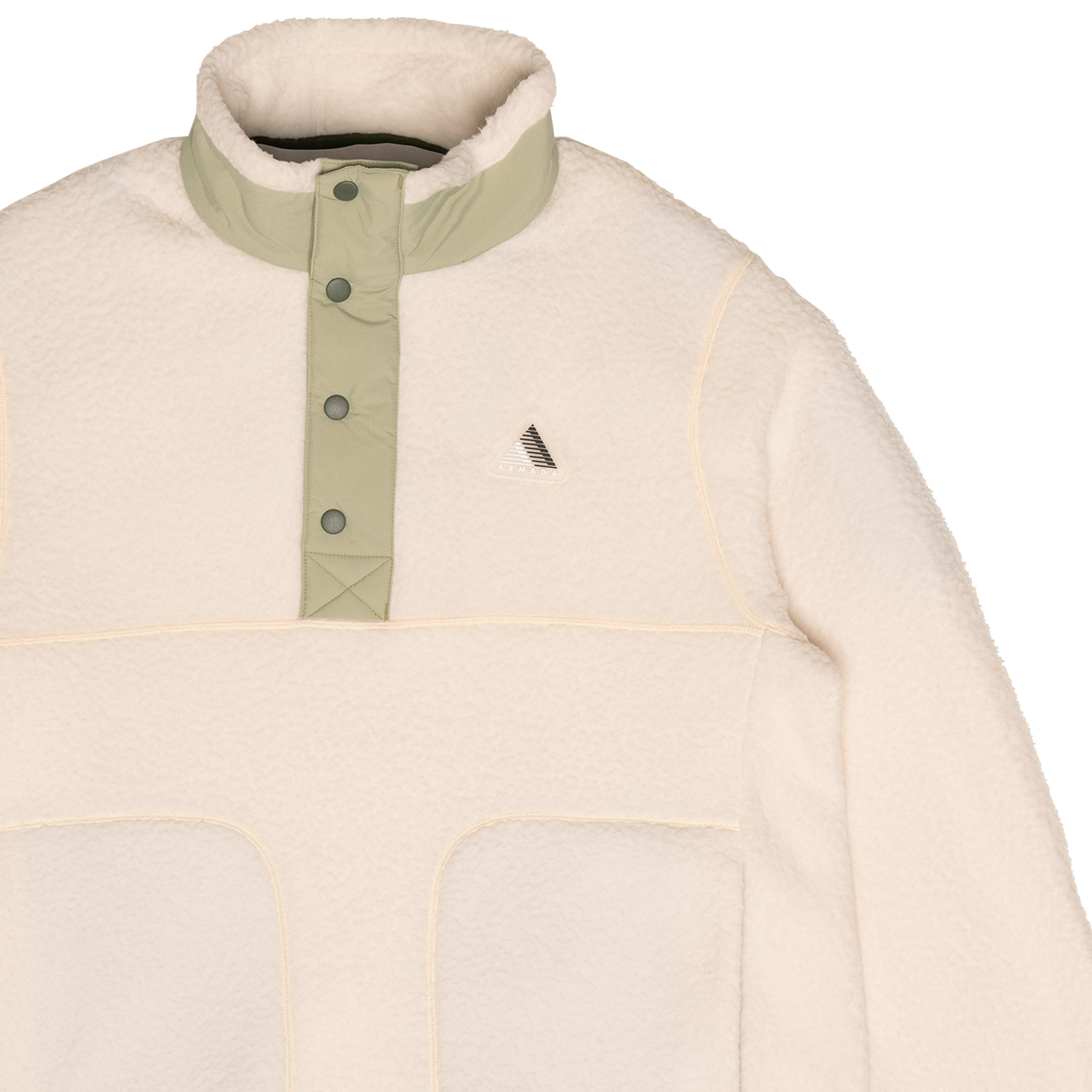 Armada Skiwear Fleece Popover KENLEM cream-macha | Midlayer & Fleecejacken | Skibekleidung | Herren | XSPO-Fashion