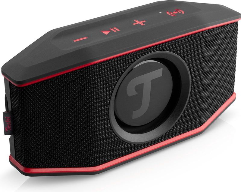 Teufel ROCKSTER GO 2 - Portable bluetooth stereospeaker - Waterdicht IPX67 - black & red
