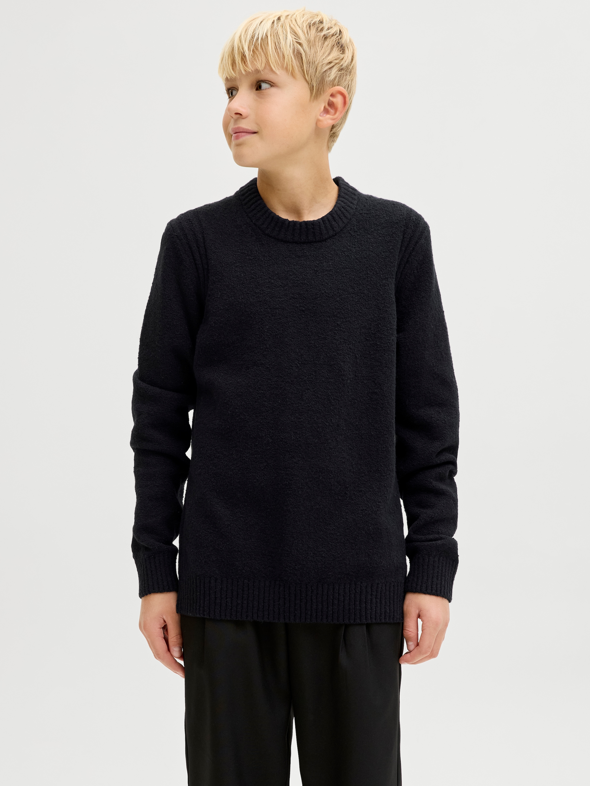 Jack & Jones Junior Rundhalspullover »JCOPOINT KNIT BOUCLE CREW NECK BF JNR«