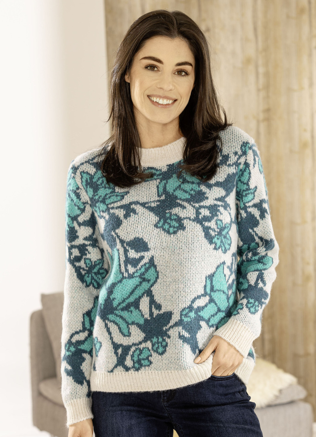 Pullover in Jacquard-Dessin