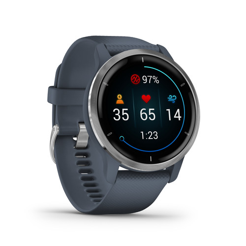 Garmin Venu 2 Zilver/Blauw