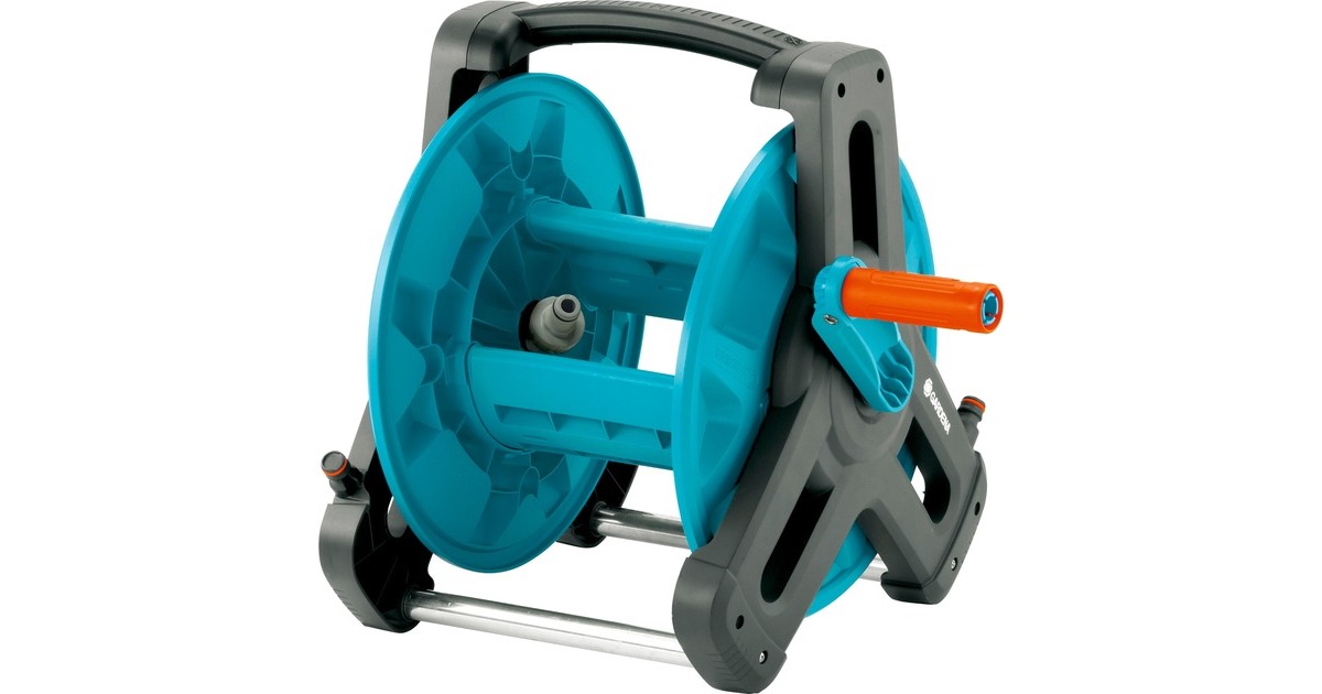 GARDENAClassic slanghouder 50 slanghaspel  (Grijs/turquoise, 8007-20)