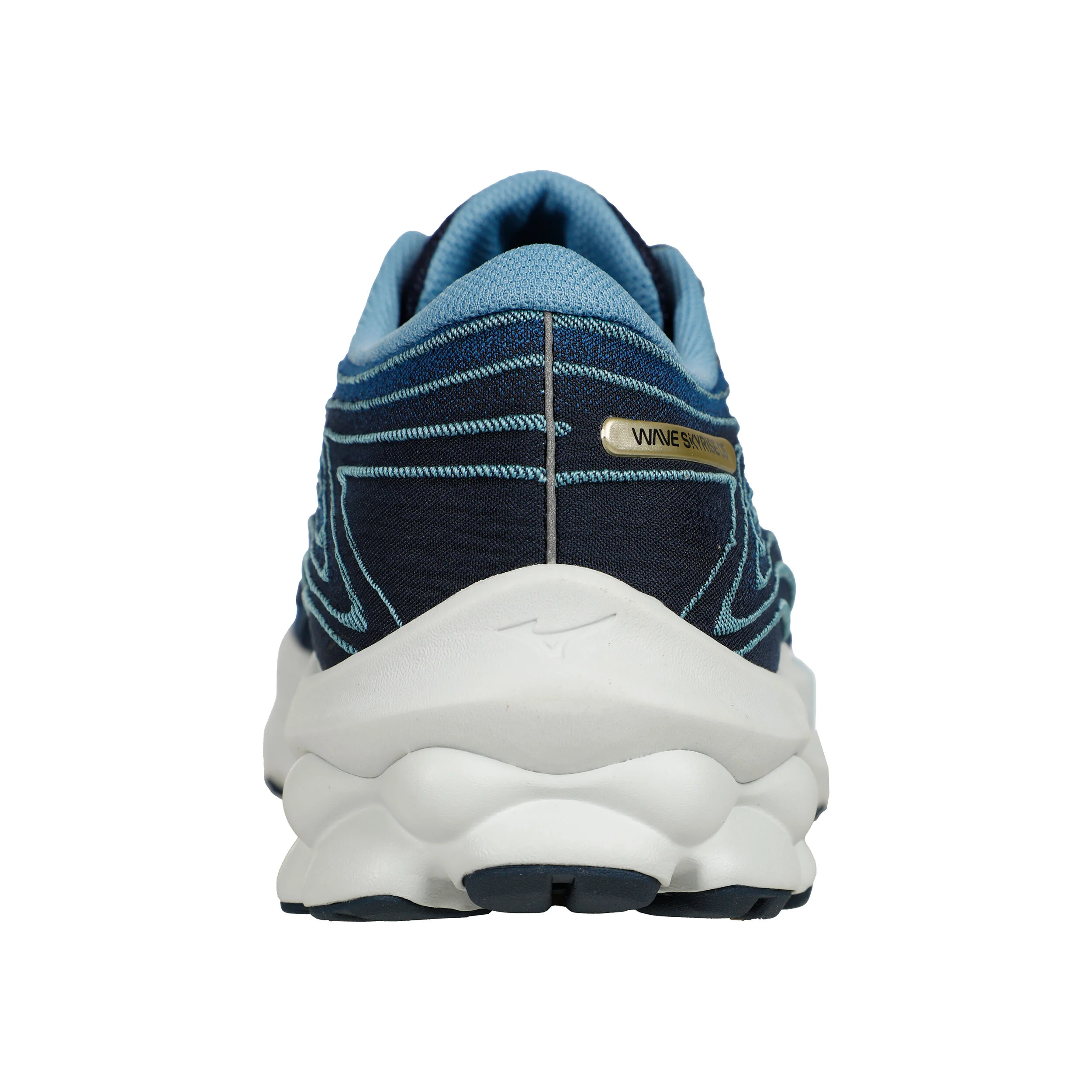 Mizuno Wave Skyrise 5 Chaussure De Running Sans Stabilisateurs Hommes - Bleu , Blanc
