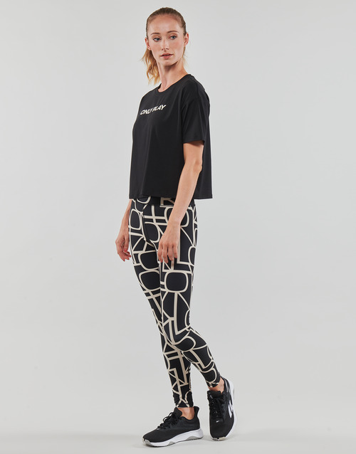 Only Play - ONPFONT LOGO SHORT SS TRAIN TEE - Noir