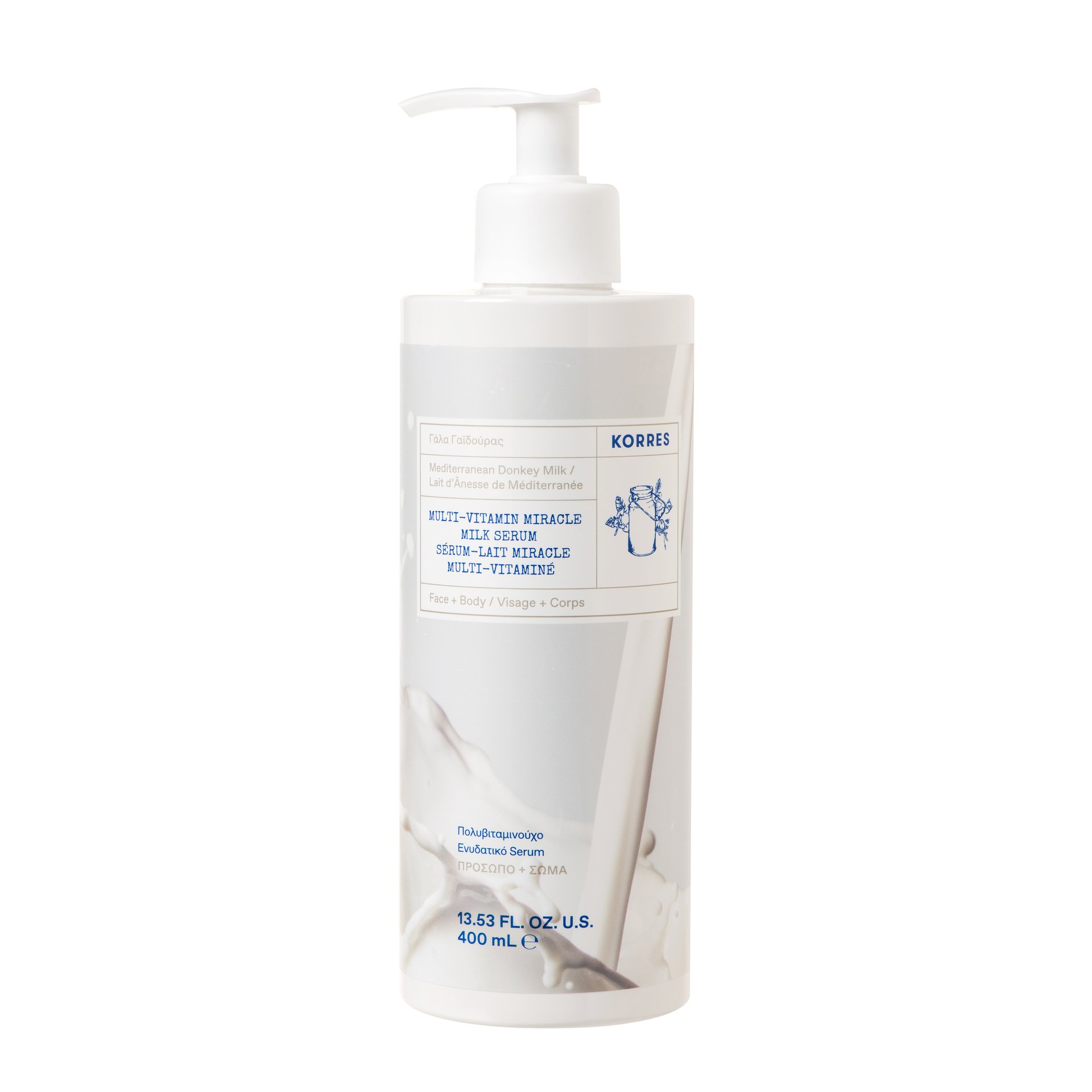 Korres Miracle Milk Multi-Vitamin Serum Face & Body 400ml