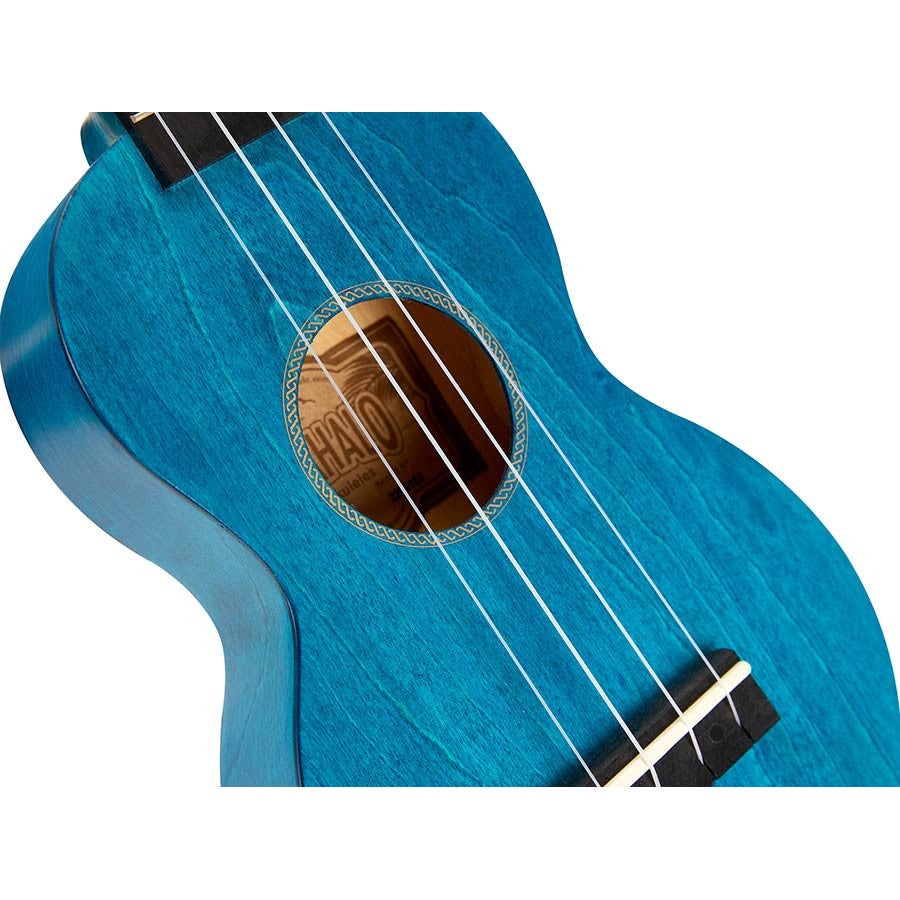 Mahalo MS1TBU Slimline Series sopraan ukelele transparent blue