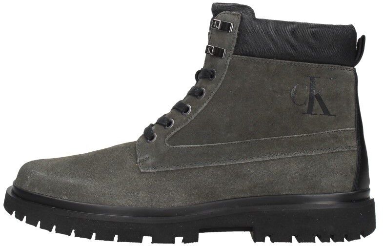 Calvin Klein Lug Mid Lace Up Boot Hike taupe