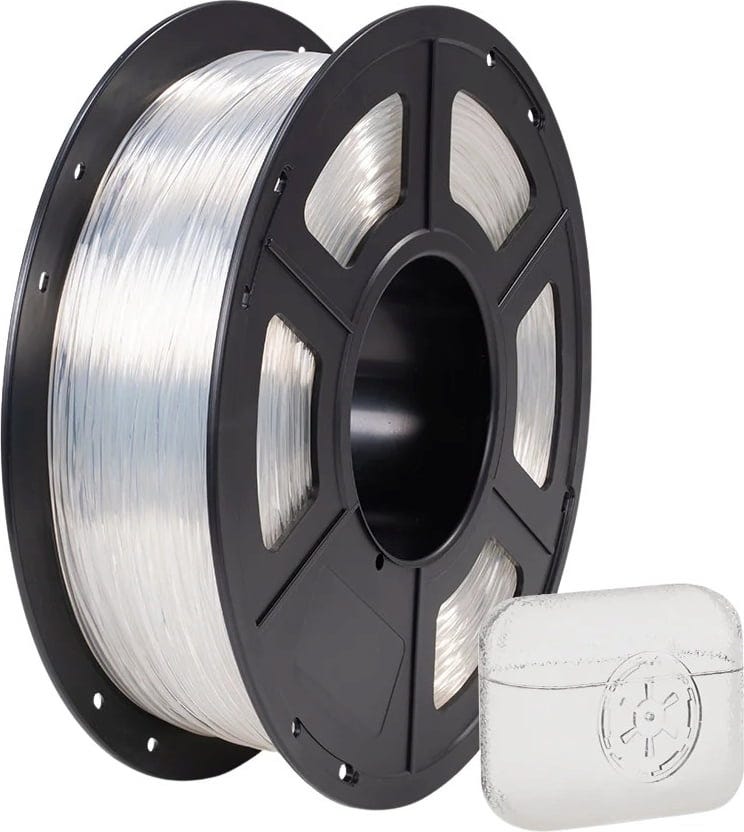 Anycubic  TPU Clear, 1,75 mm / 1000 g    Flexibles, widerstandsfähiges & einfach zu druckendes TPU in Clear