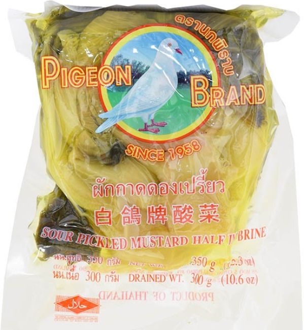 Pigeon Zure Geconserveerde Mosterdgroenten (Sawi Asin) 350g