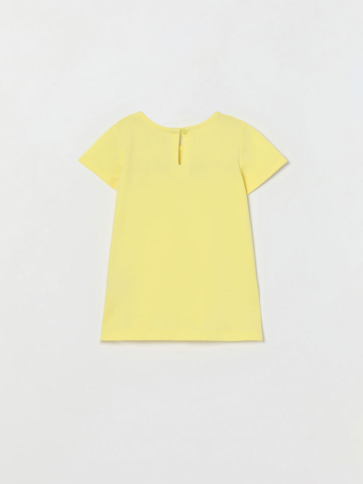 Pacote com 4 camisetas de manga curta sortidas - Amarelo Limão