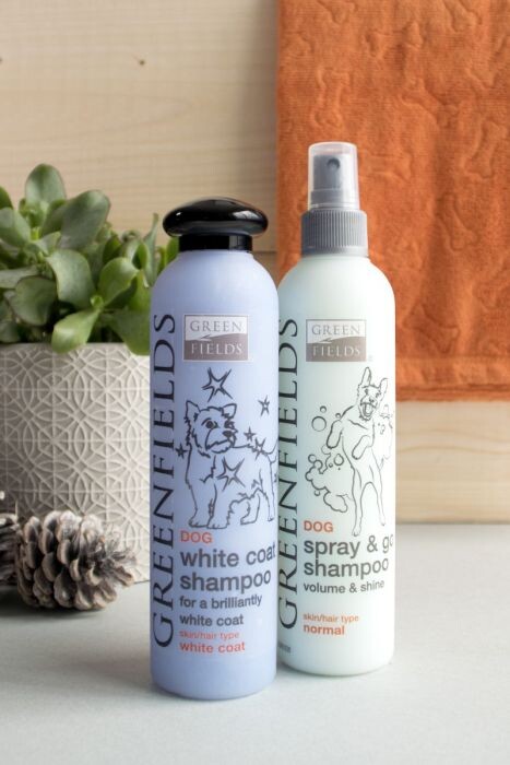 Pelspleje Sæt Til Malteser Hunde 2X250 ML - Greenfields