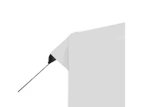 Tente de réception pliable avec parois Aluminium 3x3 m Blanc