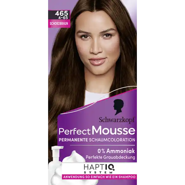 Perfect Mousse Schaumcoloration 465 Schokobraun