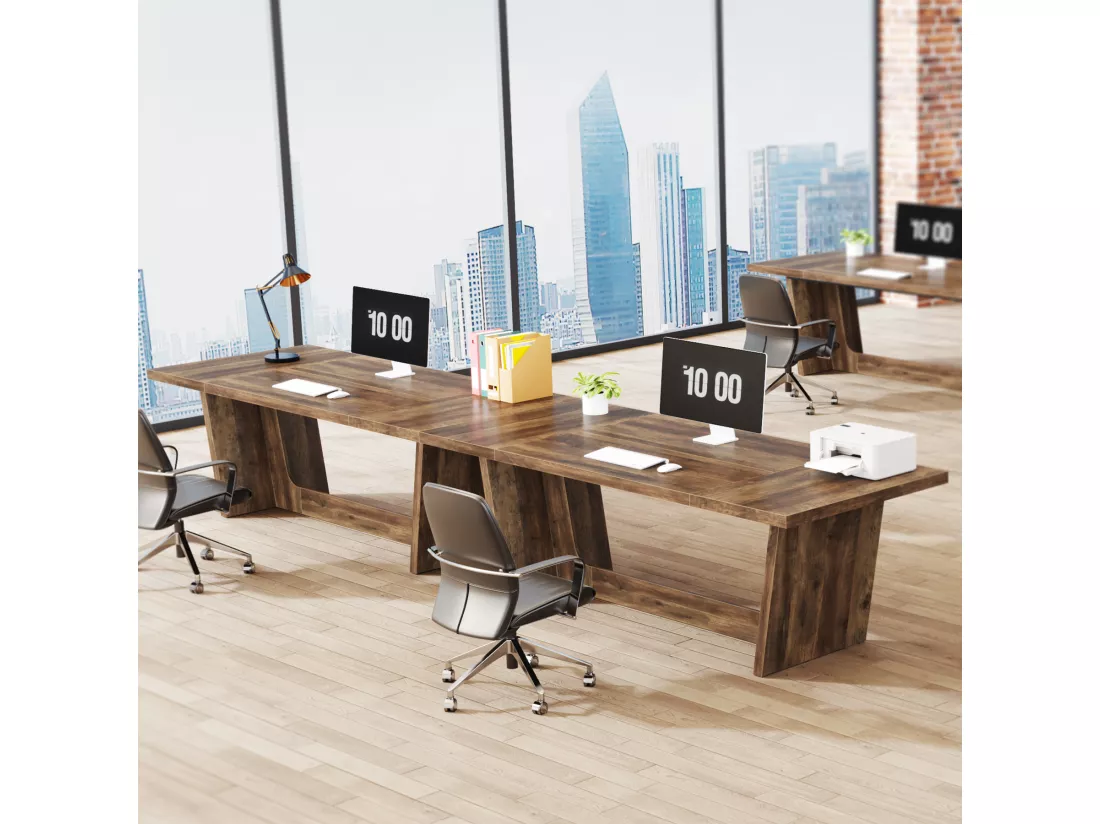 Bureau Informatique, 180 x 79 x 75 cm Bureau pour Ordinateur Portable, Table d’étude, Table d'ordinateur Portable