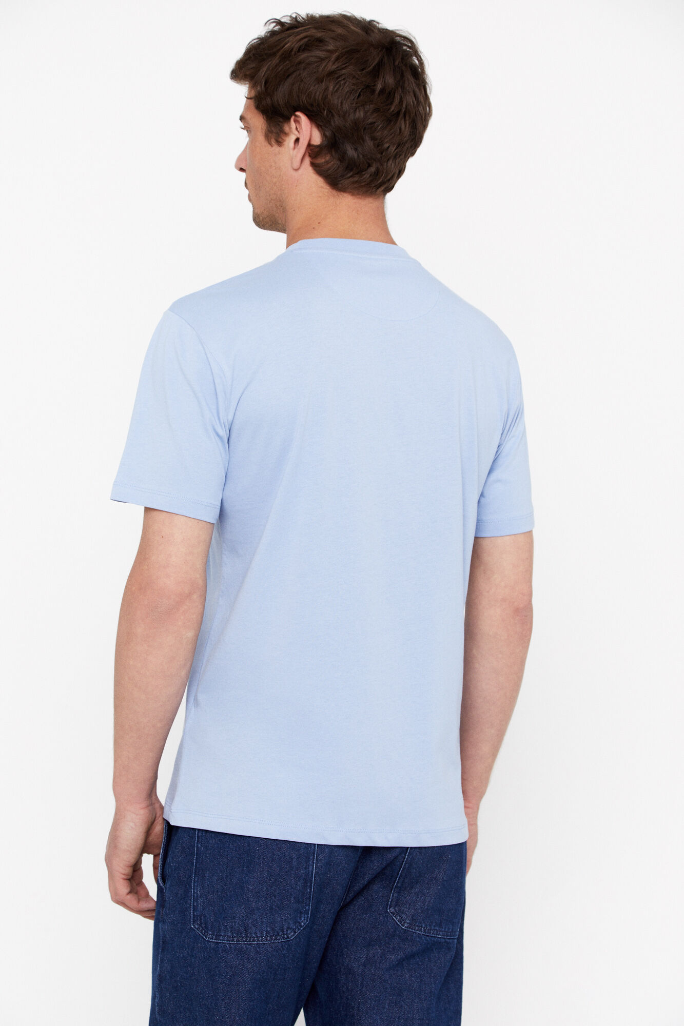 Camiseta com estampa de Van Gogh - Azul