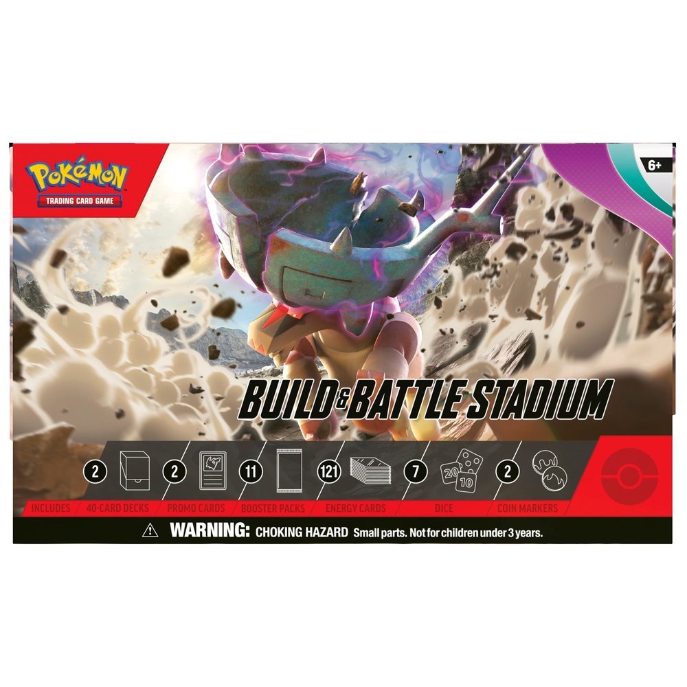Pokémon-Sammelkartenspiel Scarlet & Violet 2 Paldea Evolved Build and Battle Stadium Box