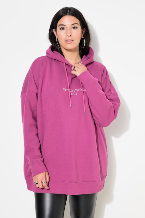 Hoodie, oversized, Stick-Statement, Kapuze, Langarm