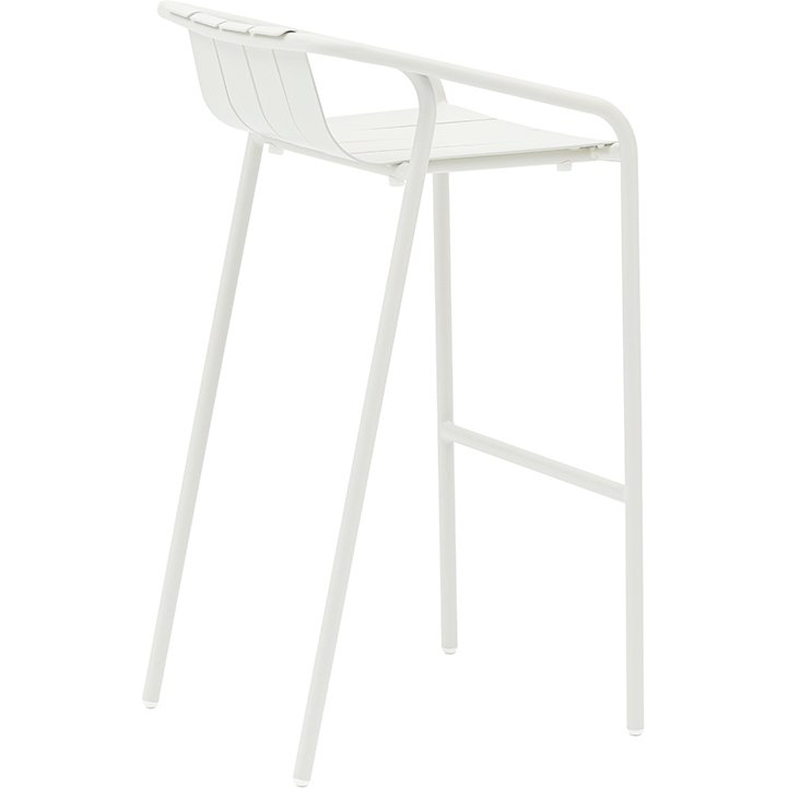 Tabouret haut OUDON extérieur/intérieur en aluminium