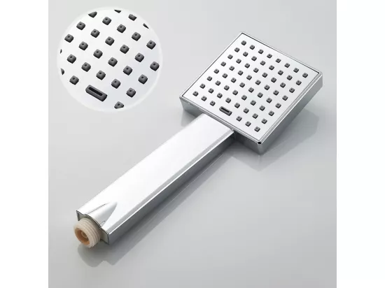 Ensemble de Douche Thermostatique Tête de Douche 10 Pouces Colonne de Douche Hauteur Réglable Inox 304 avec Tuyau de Douche Salle de Bain