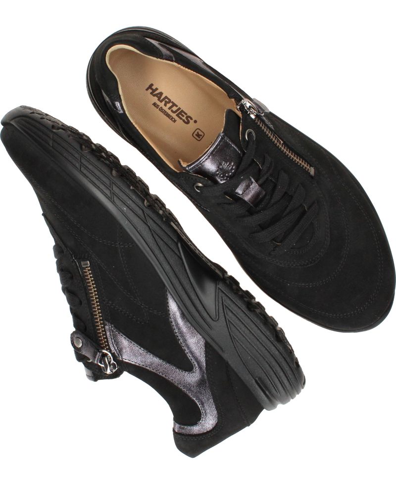 Hartjes Katy Sneakers Zwart Dames