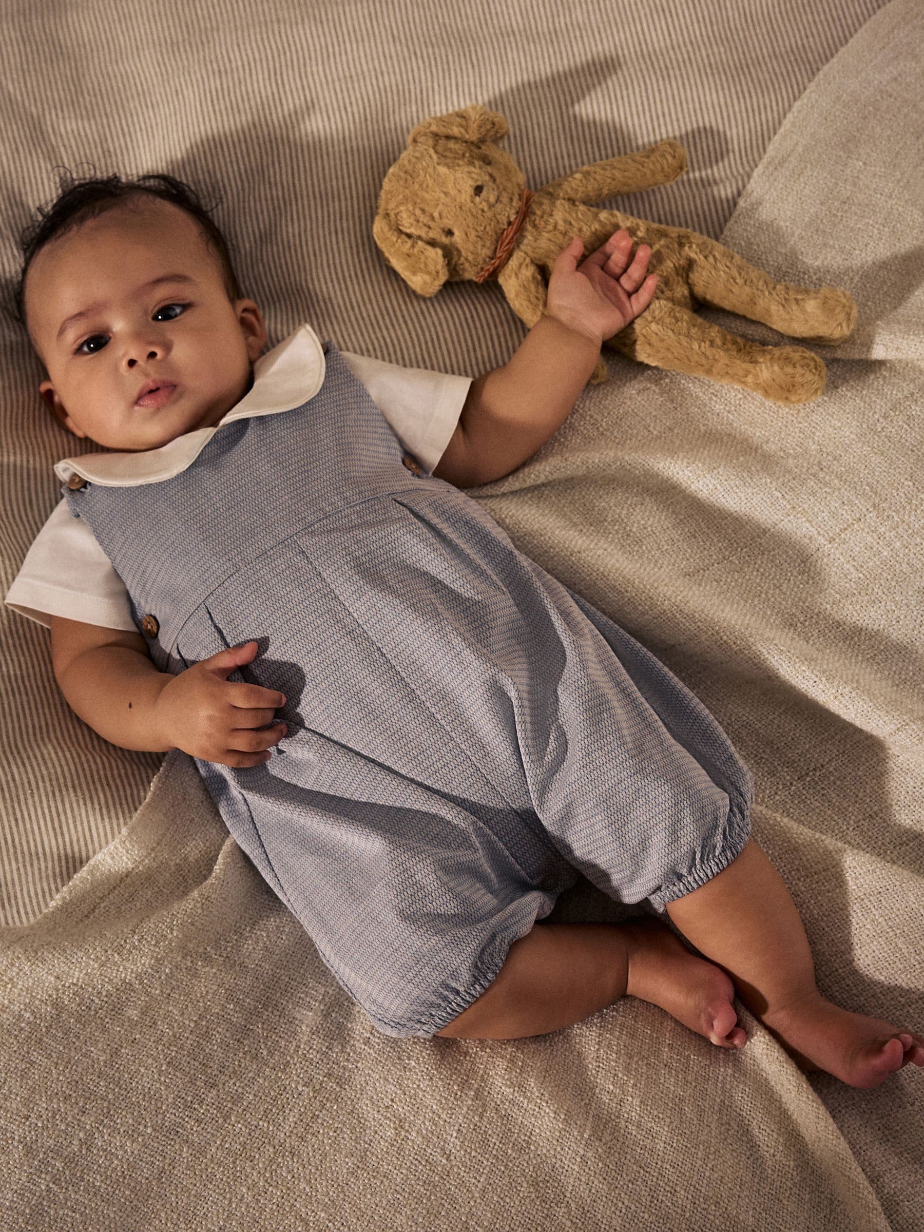 Grijs - 100% katoenen nette Baby romper, Bodysuit en Sokken bretelbroeken set (0mnd-2jr)