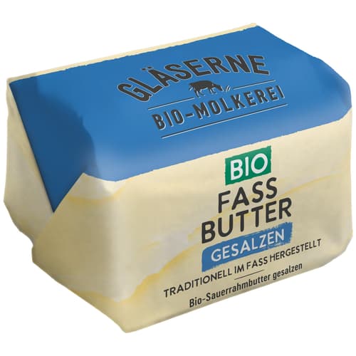 Gläserne Molkerei BIO Fassbutter gesalzen