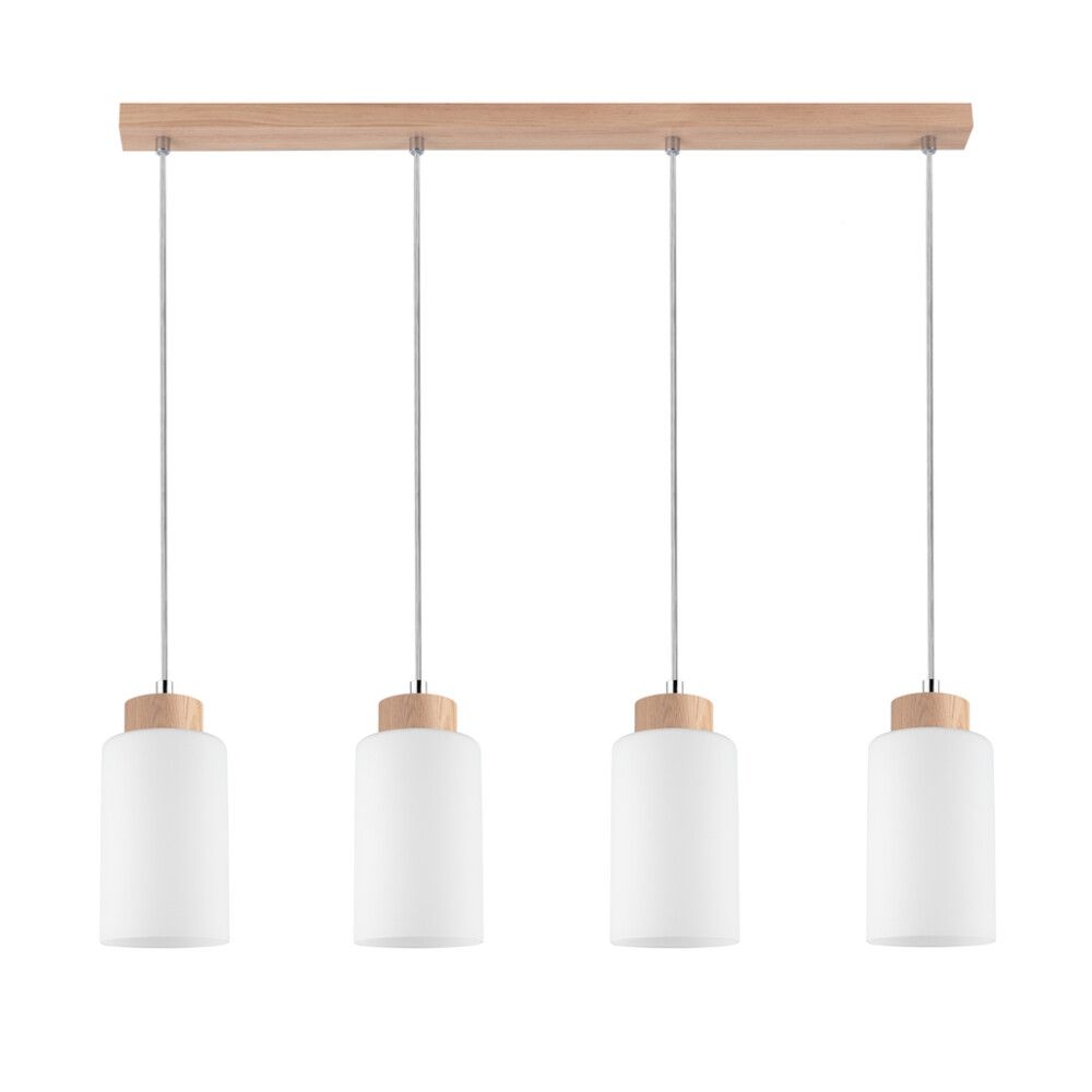 PENDELLAMPE BRITOP BOSCO 4XE27 60W OLJET EIK