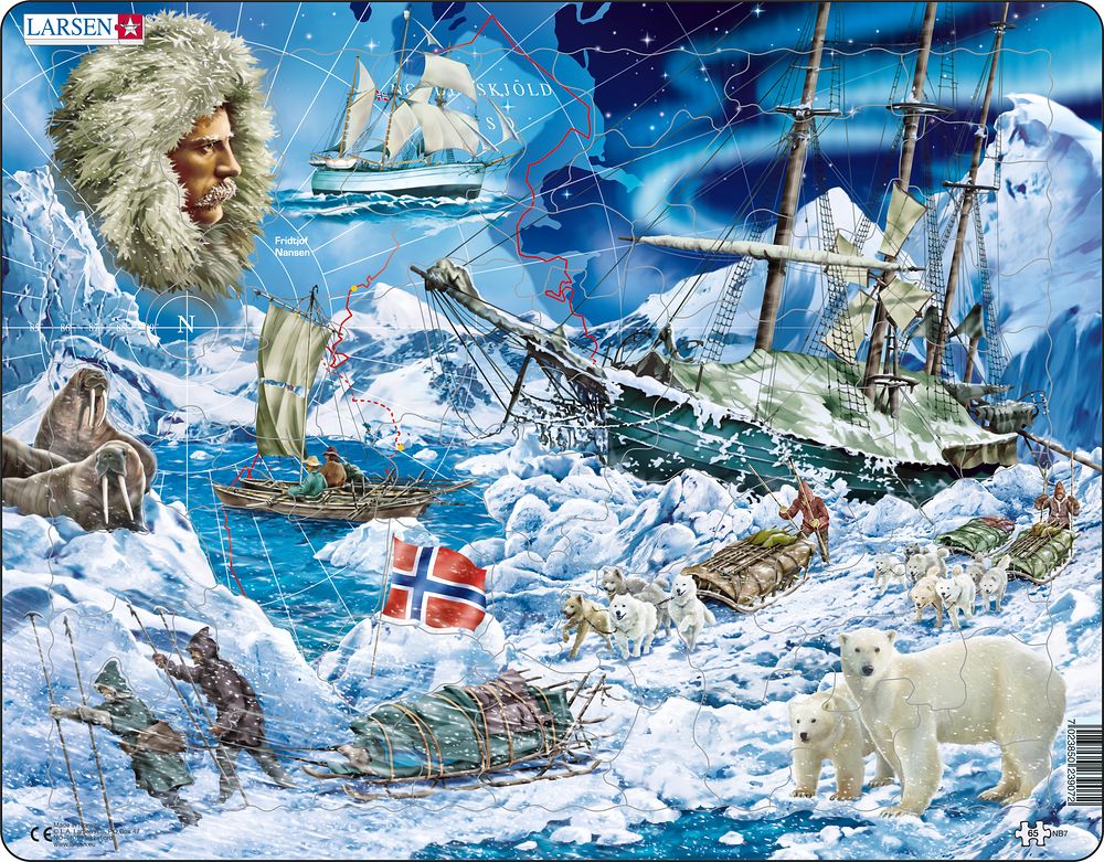 Larsen Puzzle Puzzle - Nordpol (neutral)