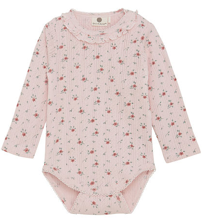 En Fant Body L/æ - Pointelle - Geführt Rose