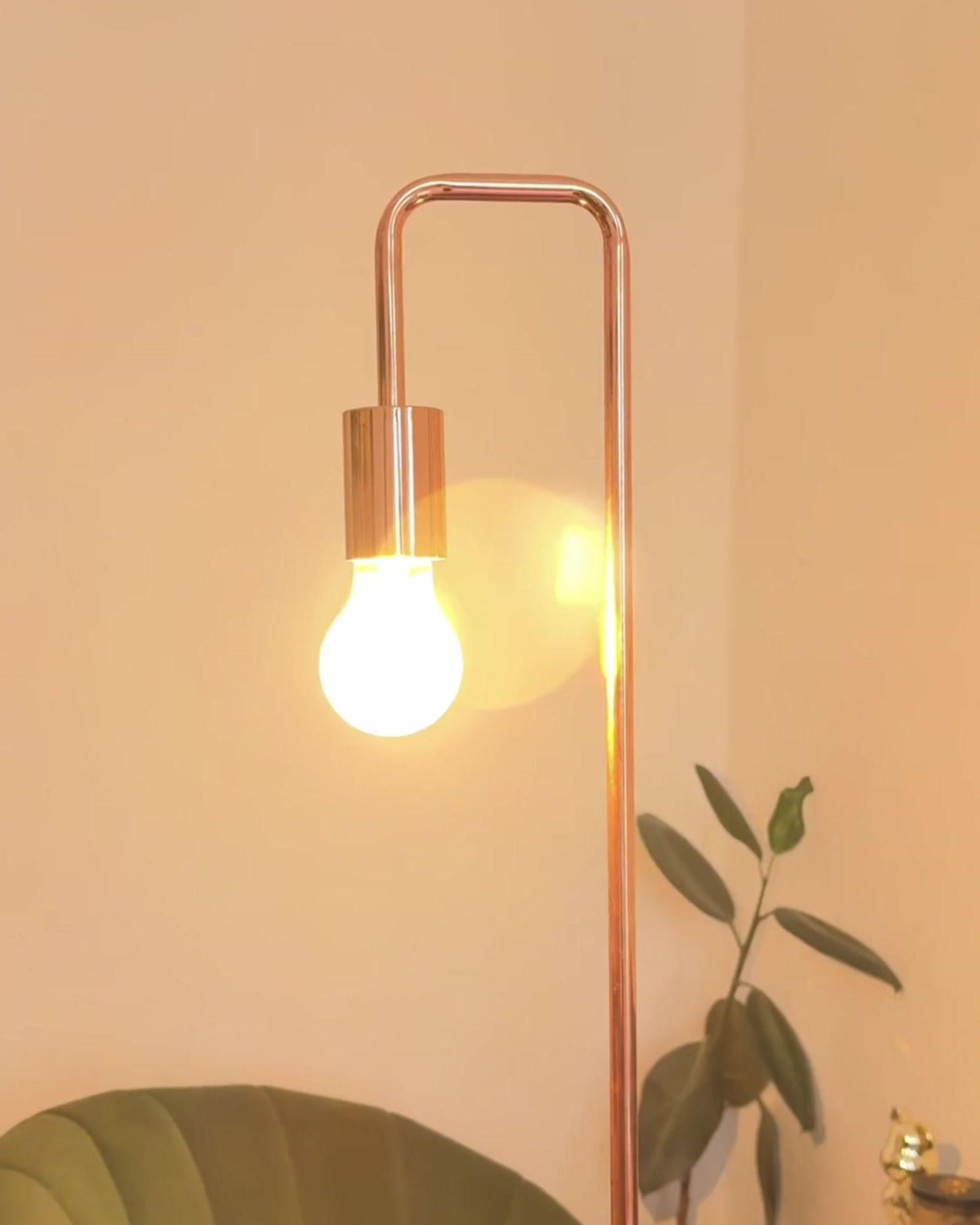 Staande lamp SAVENA Metaal Koper